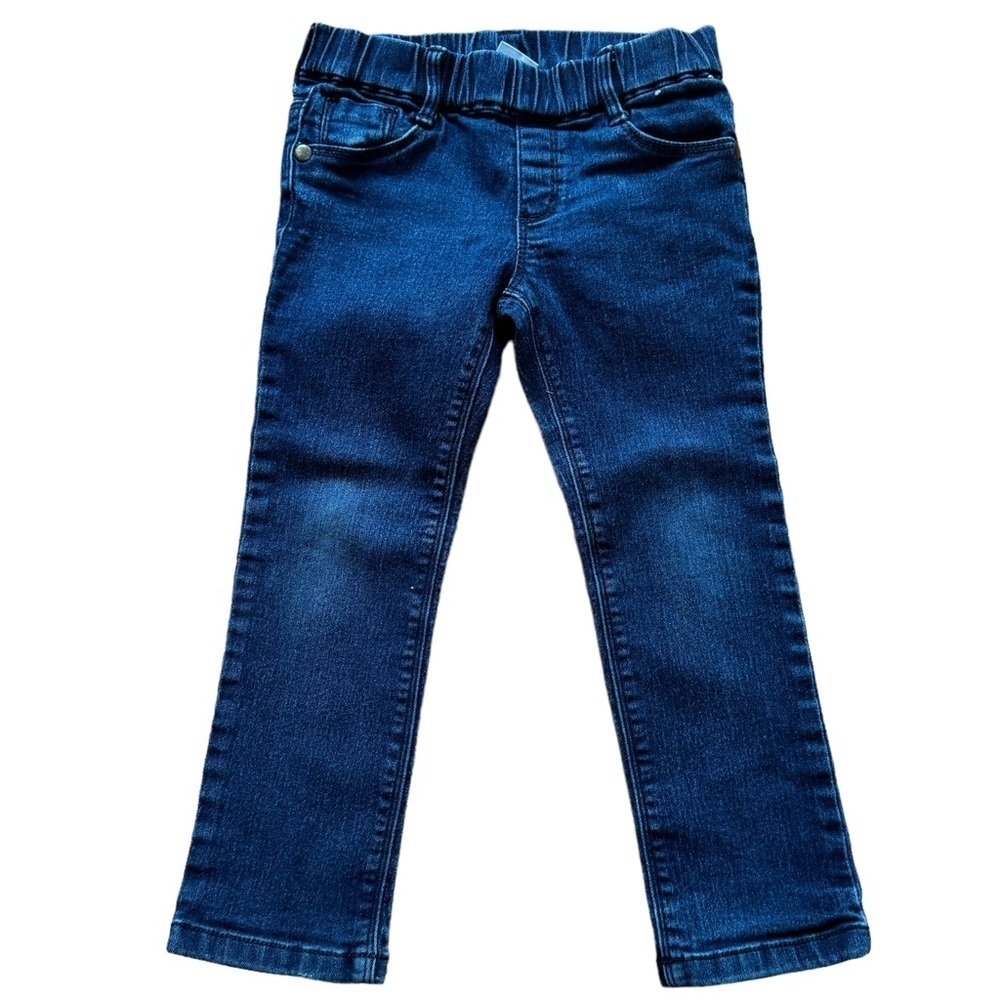 Gymboree‎ Dark Wash Blue Pull On Denim Jeggings. Girls Size 3T